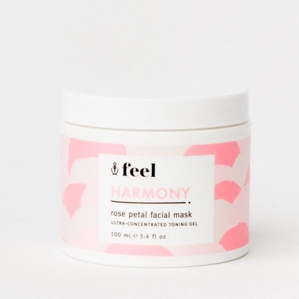New Feel Harmony Rose Petal Facial Mask Toning Gel